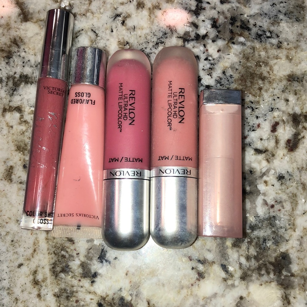 victoria'ssecret,revlon,andmaybelline lipproducts